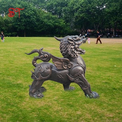 Bronze Lion sculpture statue Custom Garden metal sculpture, Sculpture en fer,  Classical art sculpture