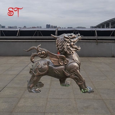 Bronze Lion sculpture statue Custom Garden metal sculpture, Sculpture en fer,  Classical art sculpture