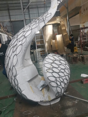 Surface de moule de sculpture personnalisée en acier inoxydable de couleur blanche